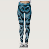 Leggings bleu (Devant)