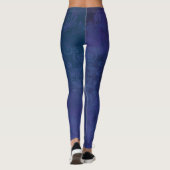 Leggings bleu (Dos)