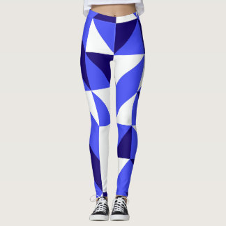 Leggings Bleu 3 D