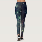 Leggings Bleu Abstrait (Dos)