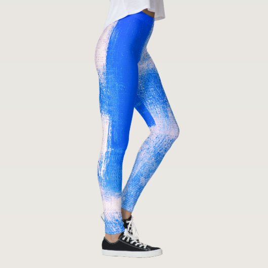 Leggings Bleu Abstrait (Droite)