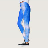 Leggings Bleu Abstrait (Gauche)