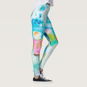 Leggings Bleu Abstrait (Droite)