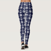 Leggings Bleu Ancre nautique (Dos)