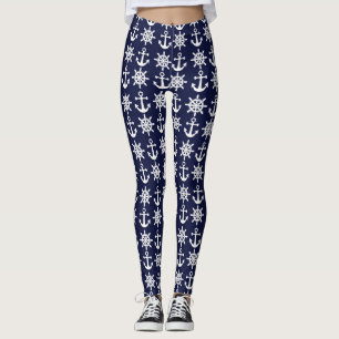 Leggings Bleu Ancre nautique