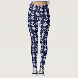 Leggings Bleu Ancre nautique
