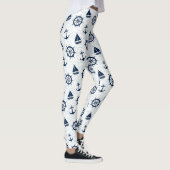 Leggings Bleu Ancre nautique (Droite)