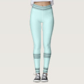 Leggings Bleu argenté doux (Devant)
