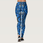 Leggings Bleu atomique (Dos)