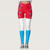 Leggings Bleu blanc (Devant)
