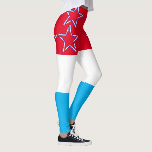 Leggings Bleu blanc (Droite)