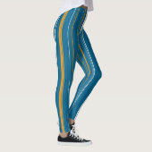 Leggings Bleu blanc et jaune (Droite)