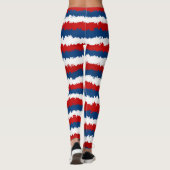 Leggings Bleu, blanc et rouge Cool (Dos)