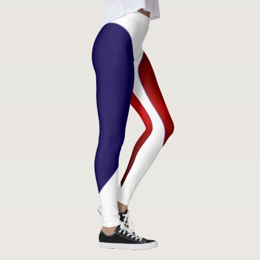 LEGGINGS BLEU BLANC ROUGE (Droite)