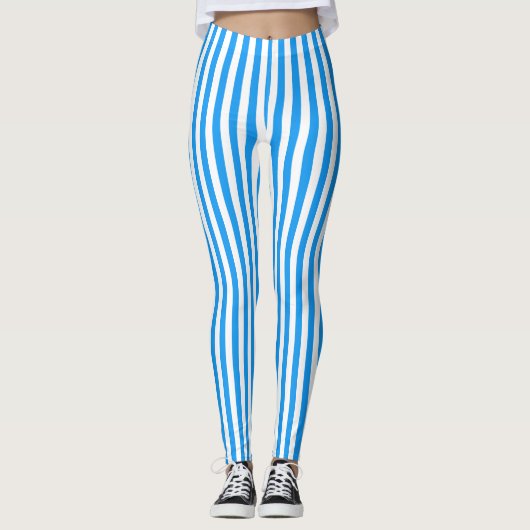 Leggings Bleu Blancs Classic (Devant)
