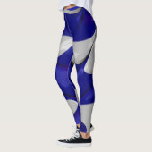 Leggings ~bleu brillant blanc ~ Original (Gauche)