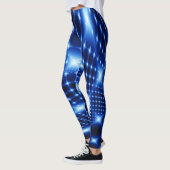 Leggings Bleu brillant fractal (Gauche)