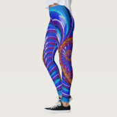 Leggings ~bleu brillant violet jaune ~ Original (Gauche)