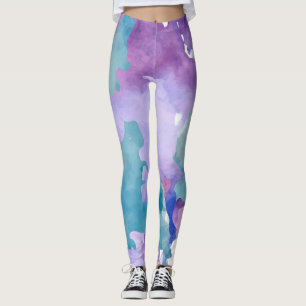 Leggings Bleu camouflage