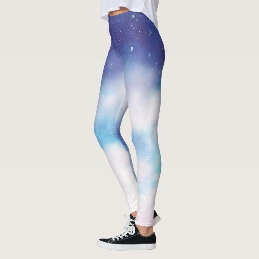 Leggings bleu céleste (Gauche)