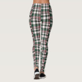 Leggings Bleu Checker Empreintes toutes-sur-impression (Dos)