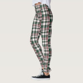 Leggings Bleu Checker Empreintes toutes-sur-impression (Gauche)