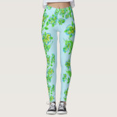 Leggings bleu ciel clair (Devant)