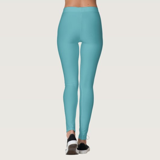 Leggings Bleu clair Blancs (Dos)