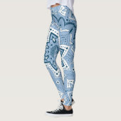 Leggings Bleu coloré islamique incomparable (Gauche)