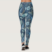 Leggings Bleu complexe et vert botanique - bleu foncé étoil (Dos)