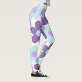 Leggings Bleu de lavande pourpre Daisis rétro Rêve #1 #rétr (Droite)