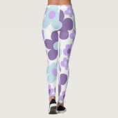 Leggings Bleu de lavande pourpre Daisis rétro Rêve #1 #rétr (Dos)