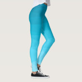 Leggings Bleu dégradé Polygonal (Droite)