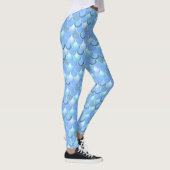 Leggings Bleu des couleurs de sirène (Droite)
