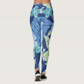 Leggings Bleu d'Hawaï (Dos)