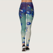 Leggings Bleu d'oiseaux (Dos)