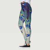 Leggings Bleu d'oiseaux (Gauche)