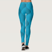 Leggings Bleu doux de luxe (Dos)