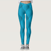 Leggings Bleu doux de luxe (Devant)