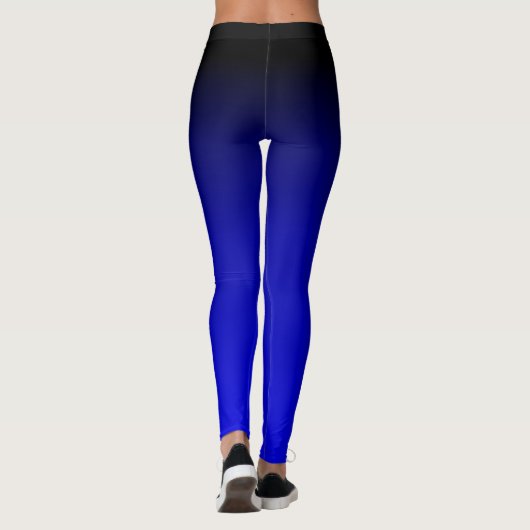 Leggings Bleu Électrique (Dos)