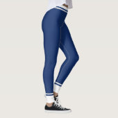 Leggings Bleu et blanc Abstrait (Droite)