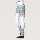 Leggings Bleu et cuivre (Gauche)
