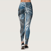 Leggings Bleu et gris. Résumé. (Dos)