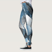 Leggings Bleu et gris. Résumé. (Gauche)
