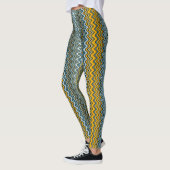 Leggings Bleu et Jaune (Gauche)