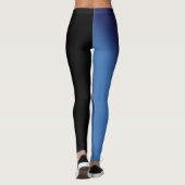 Leggings Bleu et noir (Dos)