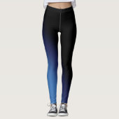 Leggings Bleu et noir (Devant)