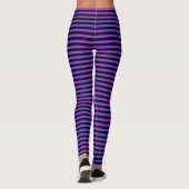Leggings Bleu et Noir et Violet (Dos)