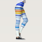 Leggings Bleu et orange (Droite)