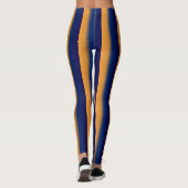 Leggings Bleu et orange (Dos)